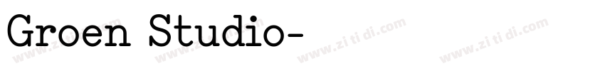 Groen Studio字体转换